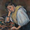 Domnita Maria_Paul Cézanne_Young Italian Woman at a Table
